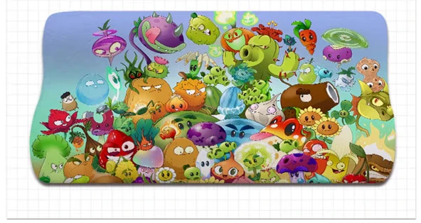 Çocuk Karikatür Plants Vs Zombies Hafızalı Köpük Yastık - Figür 2, 6-8cm - 11