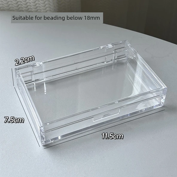 Bodhi Boncuk Cam Kristal Bilezik Saklama Kutusu - [1 Adet] 11.5 Küçük Kutu 18mm için Uygun