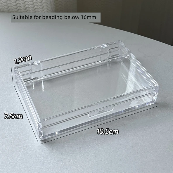 Bodhi Boncuk Cam Kristal Bilezik Saklama Kutusu - [10 Adet] 10.5 Küçük Kutu 16mm için Uygun