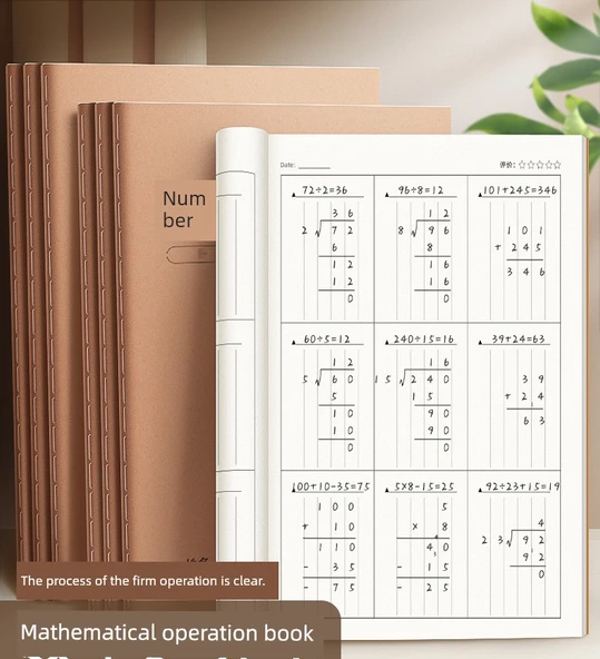 Matematik Abaküs Alıştırma Kitabı - 5 Kitap - 7