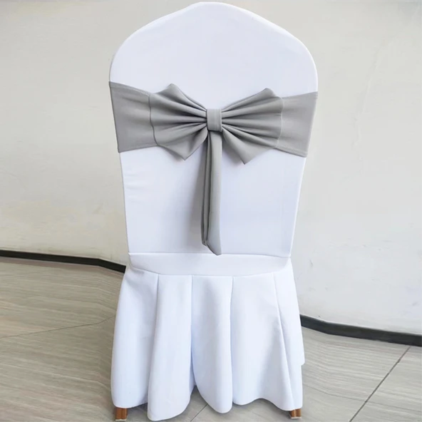 Gri Sandalye Kurdelesi - 42x20cm - Hava Katmanlı