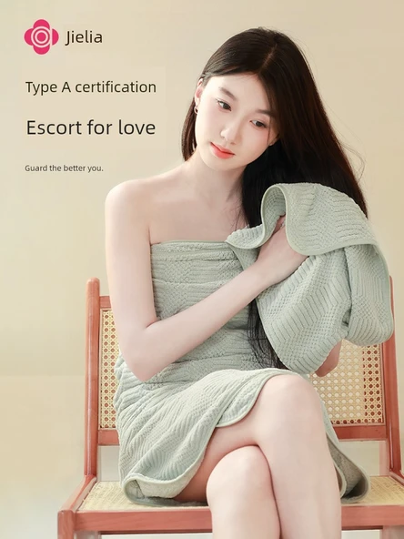 Polyester Havlu Seti - Badem Kahvesi (Havlusu ve Banyo Havlusu) - Resim 5