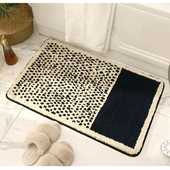 Kaymaz Banyo Paspası - 50x80cm - Filarmoni Şehri - Sarı - 2
