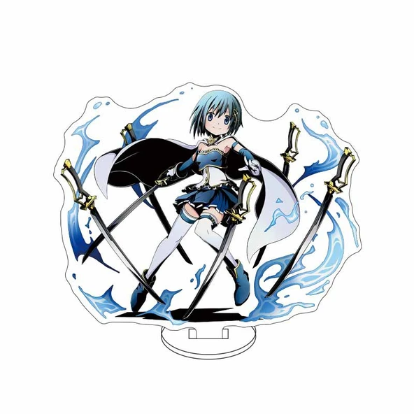 Madoka Magica Akrilik Ayakta Durabilen İşaret Süsü - Renk 2 - Resim 10