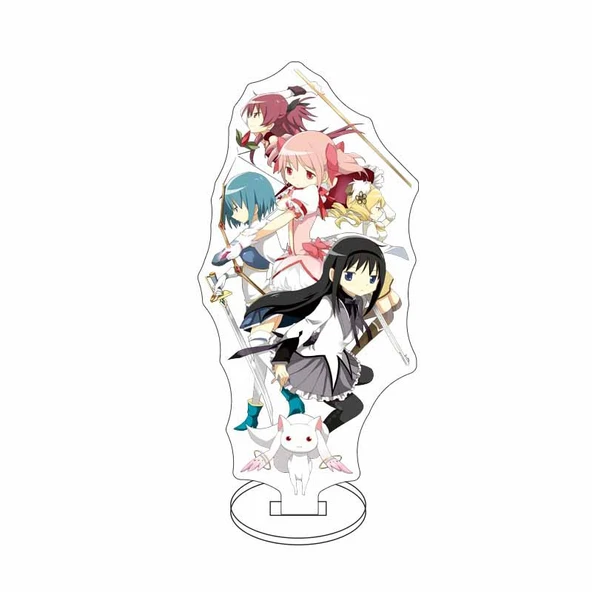Madoka Magica Akrilik Ayakta Durabilen İşaret Süsü - Renk 2 - Resim 5