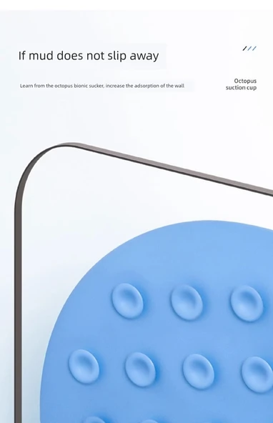 Yuvarlak Banyo Masaj Matı - Kalınlaştırılmış Yumuşak Yeşil (55cm Çap) - 11