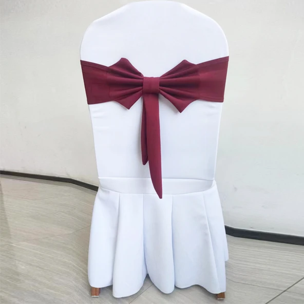 Hünnap Kırmızısı Sandalye Kurdelesi - 42x20cm - Hava Katmanlı