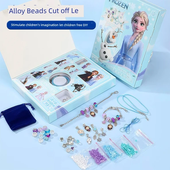 Frozen DIY Boncuk Bileklik Yapım Seti - 200 Parça