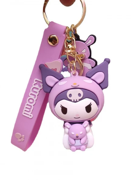 Sanrio Kafalı Bebek Parchia Köpek Anahtarlık - 6