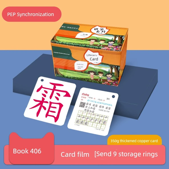 Heceleme Eğitim Pinyin Kartı - Birinci Sınıf İkinci Kitap 406 Kelime