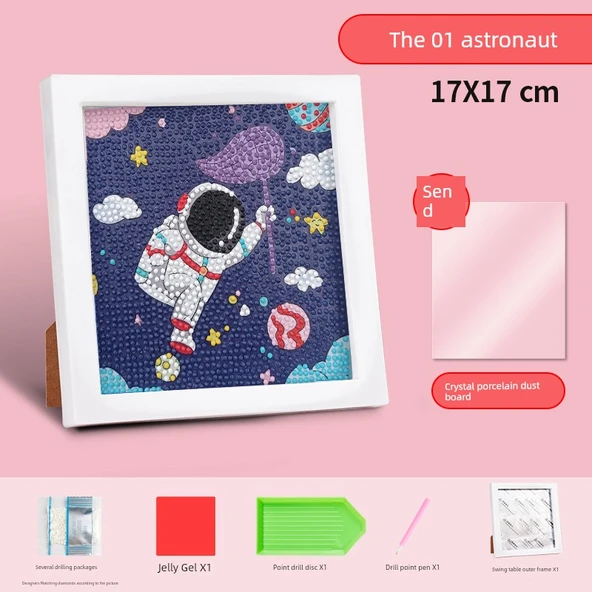 Çocuklar İçin Sabır Eğitici Oyuncak - [Astronot 01] + Alet Seti - 11