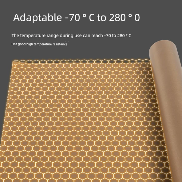 Yüksek Isıya Dayanıklı Teflon Kumaş - 70cm En x 2 Metre - 4