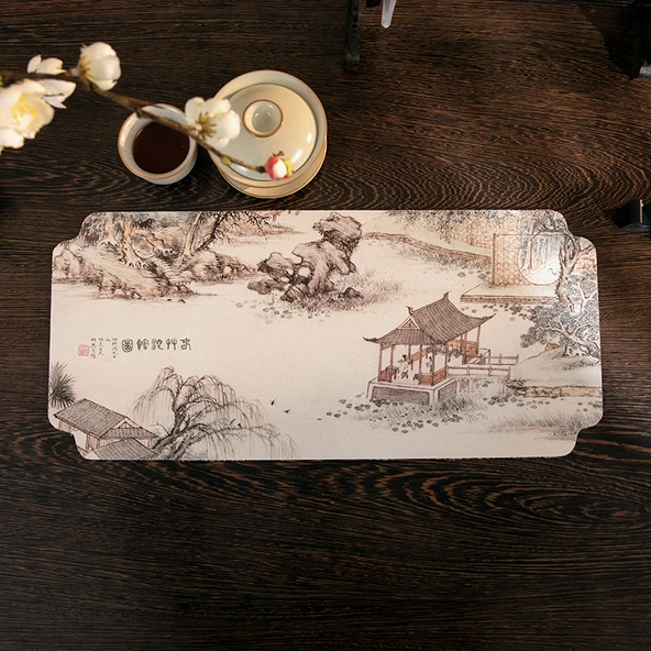 Zen Çay Matı - Jiangshan-Bahçe 20x45cm
