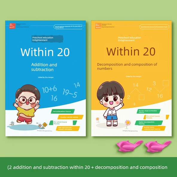 Erken Eğitim Matematik Tablosu - 20'ye Kadar Toplama Çıkarma + Ayrıştırma Birleştirme