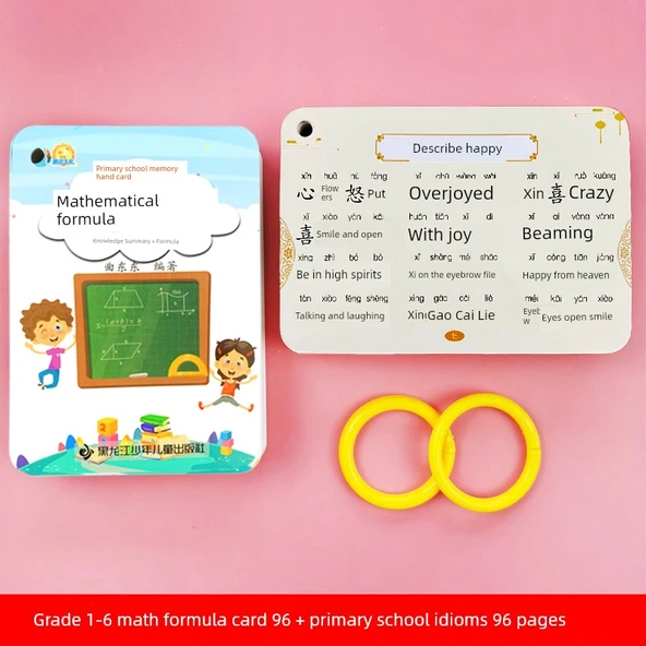 Matematik Formül Kartı + İlkokul Deyim Kartı