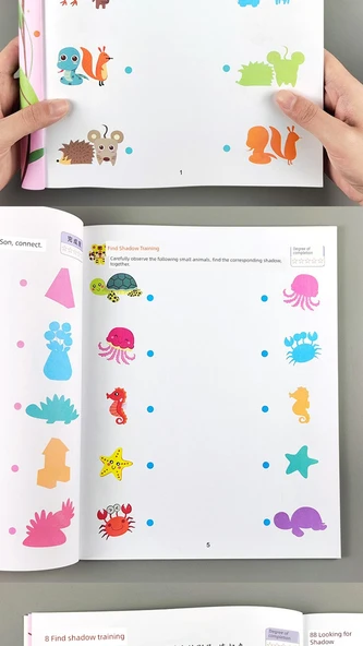 Bebek Gelişim Kitabı - Aynıyı Bul + Grafik Ayırt Etme + İlişkili Bağlantı 3 Kitap - 11