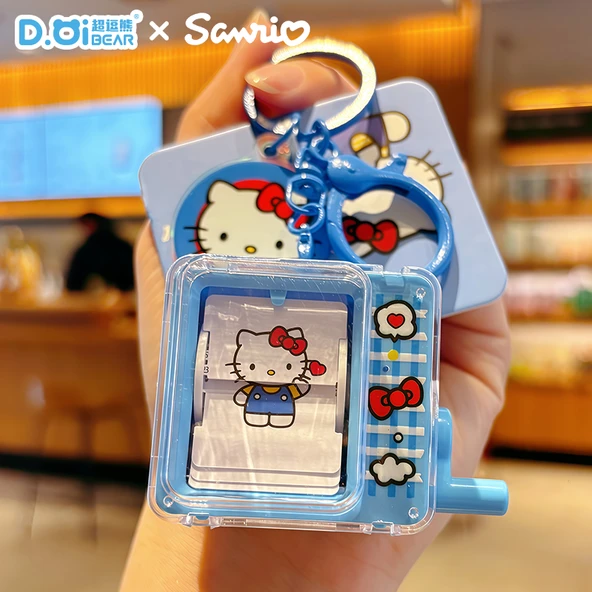 Hello Kitty Kalp El Çevirme Animasyon Makinesi