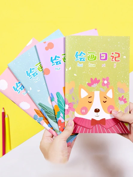 İlkokul Öğrenci Resim Defteri A5 Tian Zi Ge 12'li Paket - Resim 6