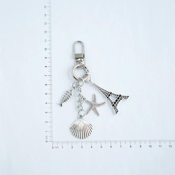 Çin Tarzı Retro Anahtarlık Ucu - Model 2-H291 - Resim 3