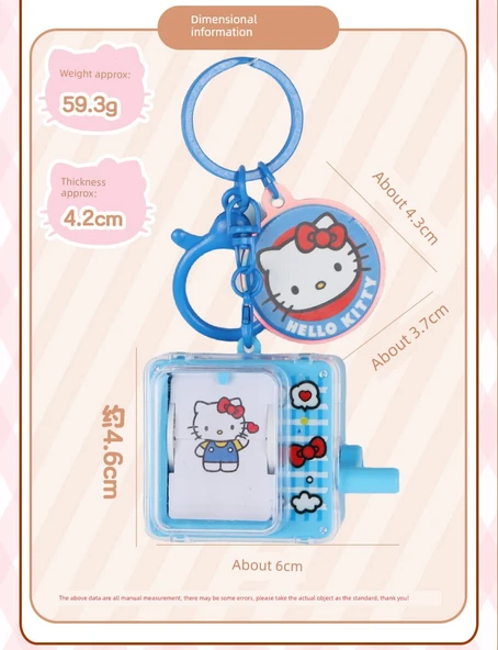 Hello Kitty Kalp El Çevirme Animasyon Makinesi - 11