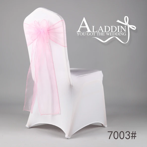 Düğün Sandalye Dekorasyon Tül Fiyonk - 15x275cm - Kiraz Tozu