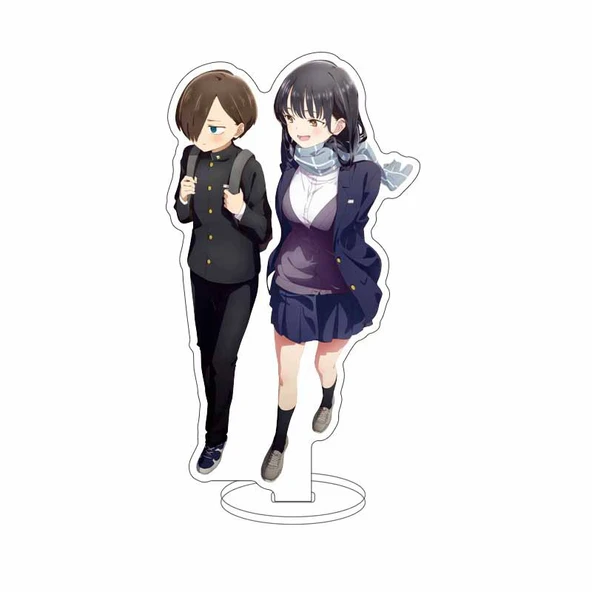 Tehlikeli Şeyler Kalbimde Anime Akrilik Ayakta Tabela - 1