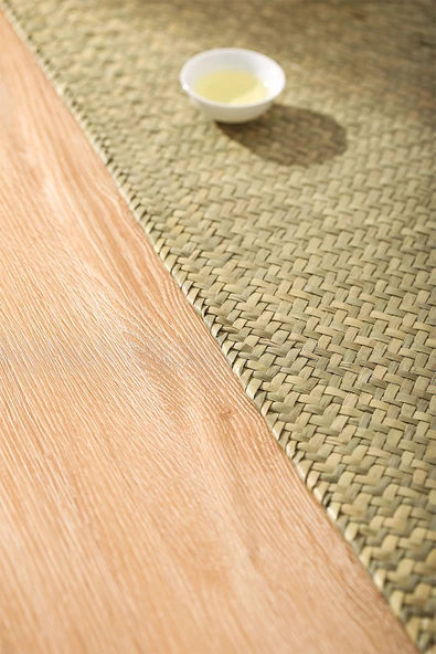 El Yapımı Deniz Yosunu Dokuma Masa Matı - 140-150cm Uzunluk, 30-35cm Genişlik - 10