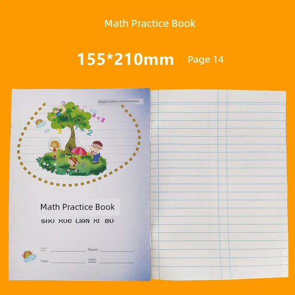 Öğrenci Yazma Alıştırma Kitabı - Matematik Kitabı - Eski Stil