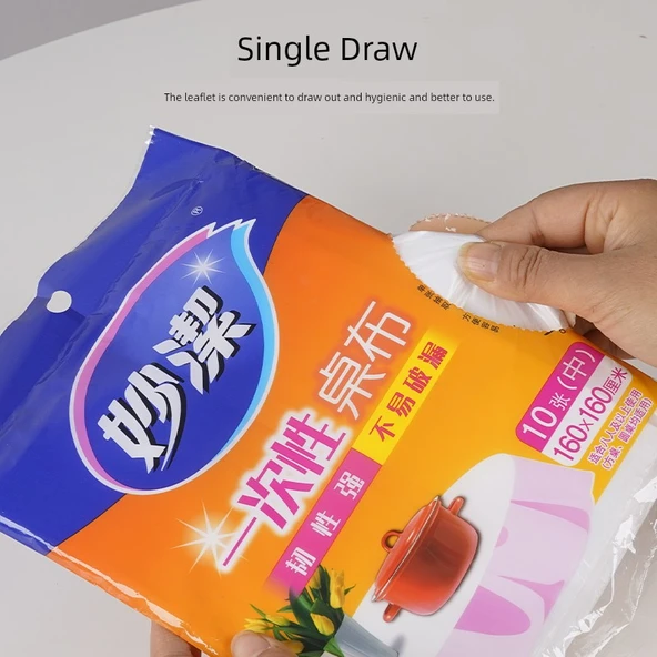 Tek Kullanımlık Masa Örtüsü - Kırmızı - Orta Boy - 2'li Paket (20 adet) - 8