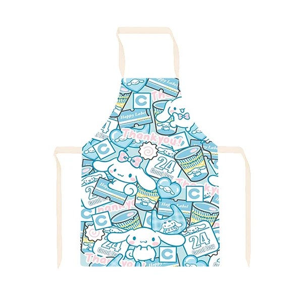 Sanrio Cinnamoroll Yetişkin Önlüğü - Da Meng Xing 05 - 65x75cm - Kalın Pamuklu ve Keten - 2