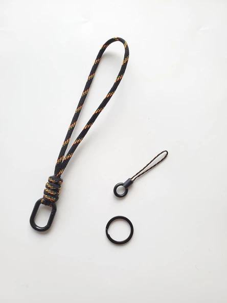 Paraşüt İpli Anahtarlık 19cm +2 Aksesuar - 416 Renk