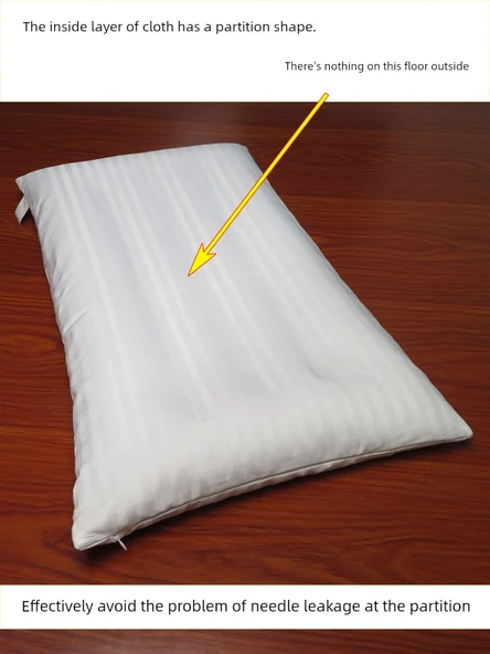 Çift Katmanlı Kumaş Karabuğday Yastık Kılıfı 40cm x 70cm - Lotus Desenli Kaba Kumaş - Resim 5