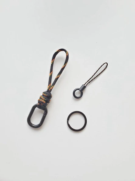 Paraşüt İpli Anahtarlık 11cm +2 Aksesuar - 416 Renk