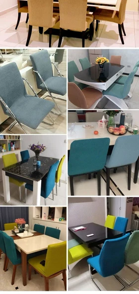 Elastik Sandalye Kılıfı - 45x55cm - Lacivert - 7