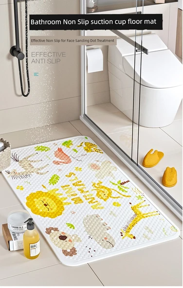 Çocuk Banyo Kaymaz Taban Halısı - 50x80cm - Bebeğin Evi - 7