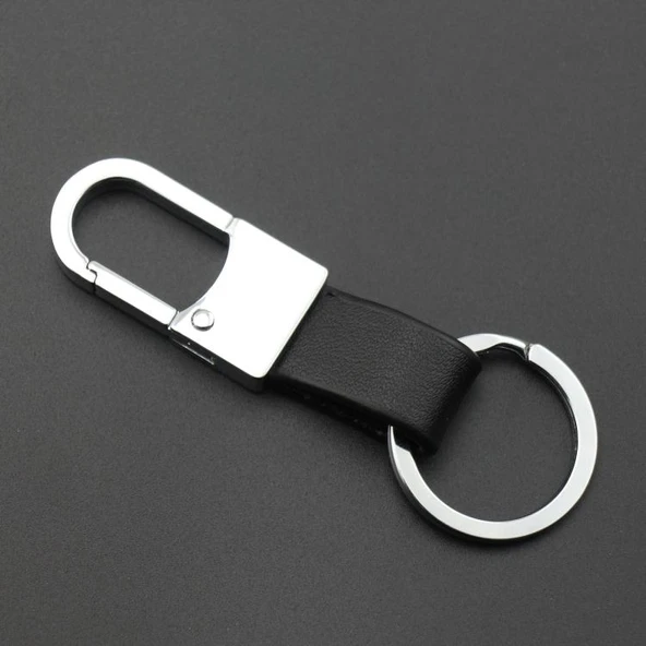 Hakiki Deri Minimalist Kolye Anahtarlık - Dörtlü Paket - Resim 11