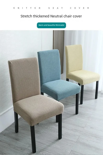 Elastik Sandalye Kılıfı - 45x55cm - Lacivert - 6