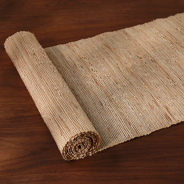 Doğal Rami Keten Masa Örtüsü - 40cm En - 3.6m