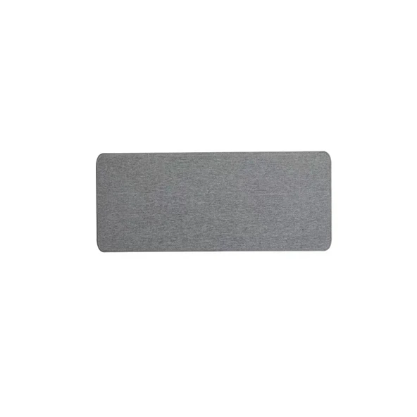 Diyatomit Emici Paspas 30x10cm Buzlu Düz Koyu Gri