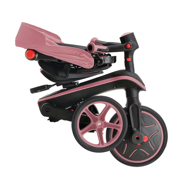 Globber Explorer 4in1 Katlanabilir Bisiklet Koyu Pastel Pembe - 9