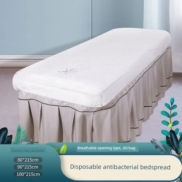 Tek Kullanımlık Yatak Örtüsü 40 Adet - Su Geçirmez Yağa Dayanıklı 90x215cm (75-80x190cm Yatak için) - Resim 2