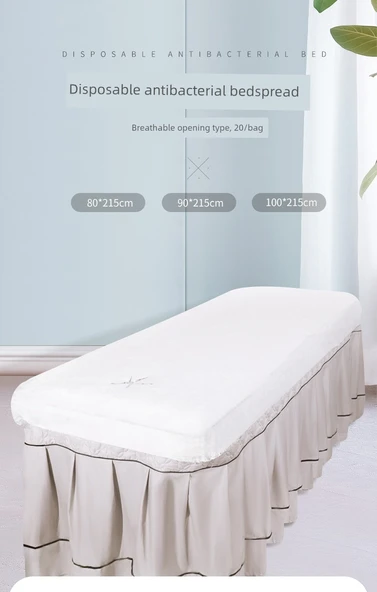 Tek Kullanımlık Yatak Örtüsü 40 Adet - Su Geçirmez Yağa Dayanıklı 90x215cm (75-80x190cm Yatak için) - Resim 7