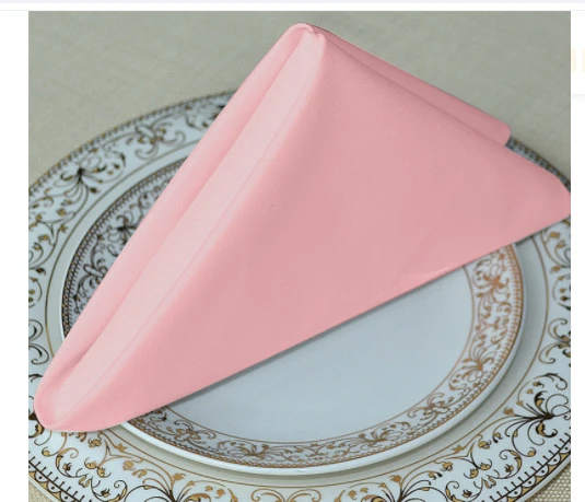 Açık Pembe Pamuklu Peçete - 48x48 cm
