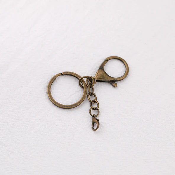 DIY Metal Istakoz Toka El Yapımı Süs - Bronz