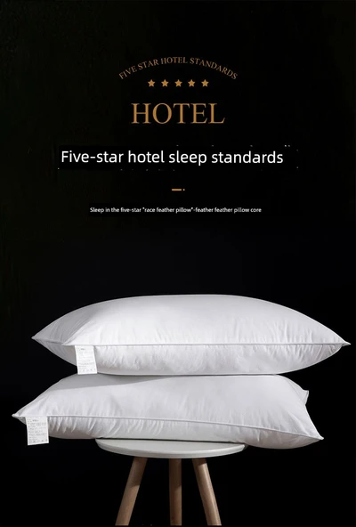 Pamuk Otel Yastığı - Tek Kişilik - 1200 Gram - Yüksek - 2 Adet - 7