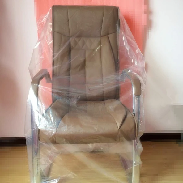 Şeffaf Plastik Sandalye Kılıfı - 115x220cm - 12 İpek Kalınlaştırılmış (1 Adet) - 4