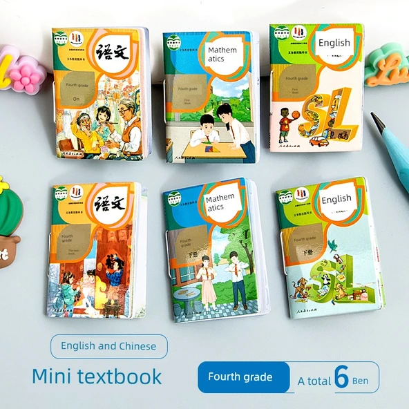 Mini Çocuk Ders Kitapları - 4. Sınıf 1. ve 2. Dönem - 3 Adet