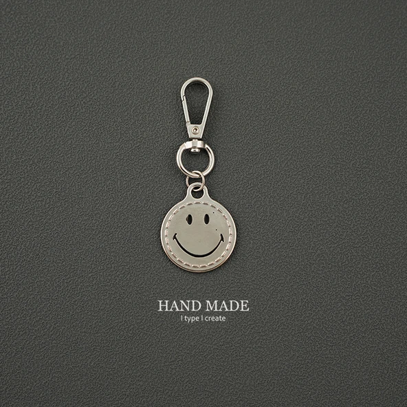 Şeker Smiley Kız Çanta AirPods Anahtarlık - Yeşil - 9