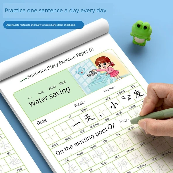 İlkokul Yazma Alıştırma Kağıdı - 1-2. Sınıf 4. Seviye [5-8] - Resim Okuma ve Kelime Yazma (Tam) - Resim 3