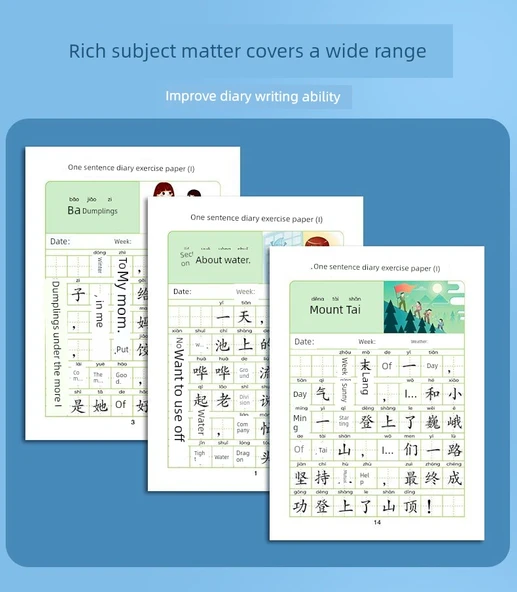 İlkokul Yazma Alıştırma Kağıdı - 1-2. Sınıf 4. Seviye [5-8] - Resim Okuma ve Kelime Yazma (Tam) - Resim 7